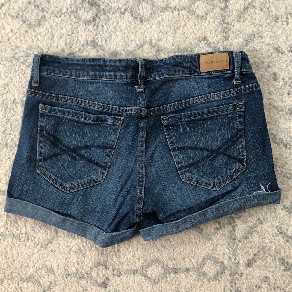 Distressed jean shorts - Picture 2 of 2